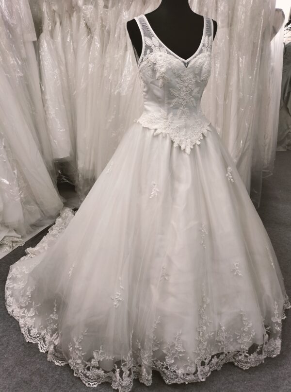 Sh1- Elegante Baljurk Trouwjurk/Bruidsjurk