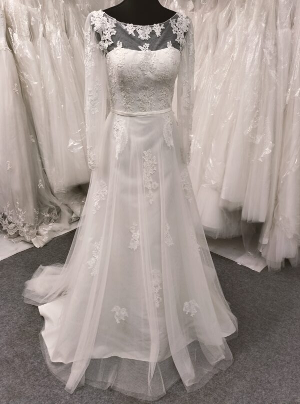 Sh4- Elegante Baljurk Trouwjurk/Bruidsjurk